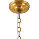 Canada LED 30 inch Antique Brass Chandelier Ceiling Light
